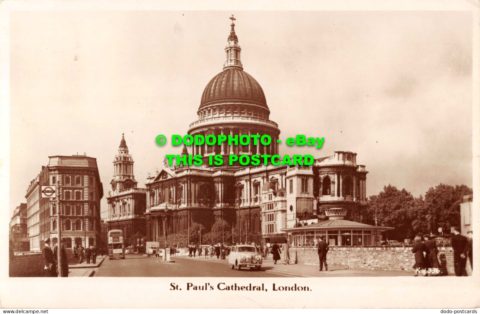 R530416 London. St. Paul Cathedral. Valentine. RP. 1954 - Sonstige & Ohne Zuordnung