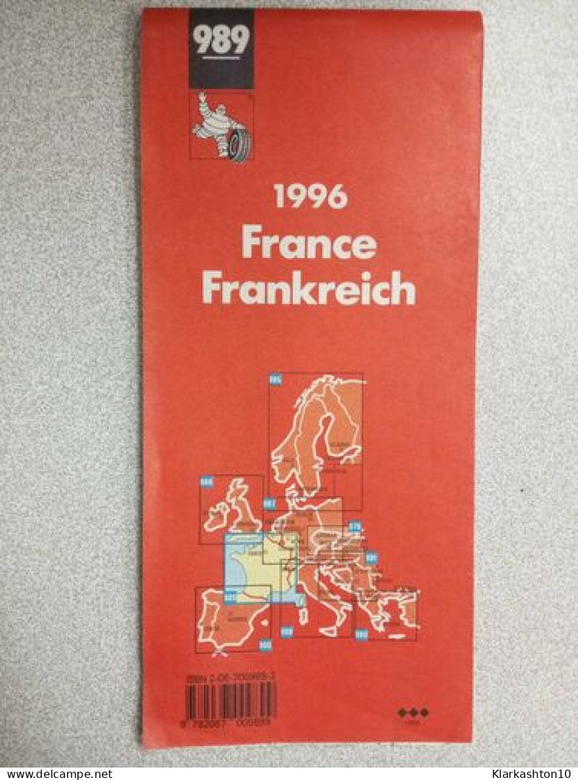 France (Michelin Maps) / 1996 - Other & Unclassified