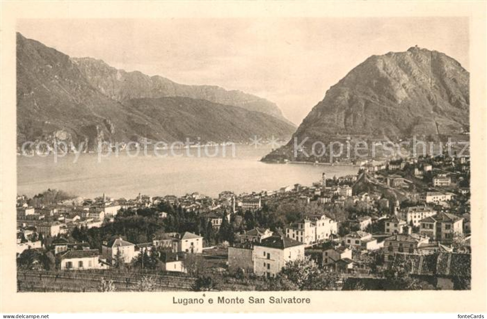 13063470 Lugano Lago Di Lugano E Monte San Salvatore Lugano - Autres & Non Classés