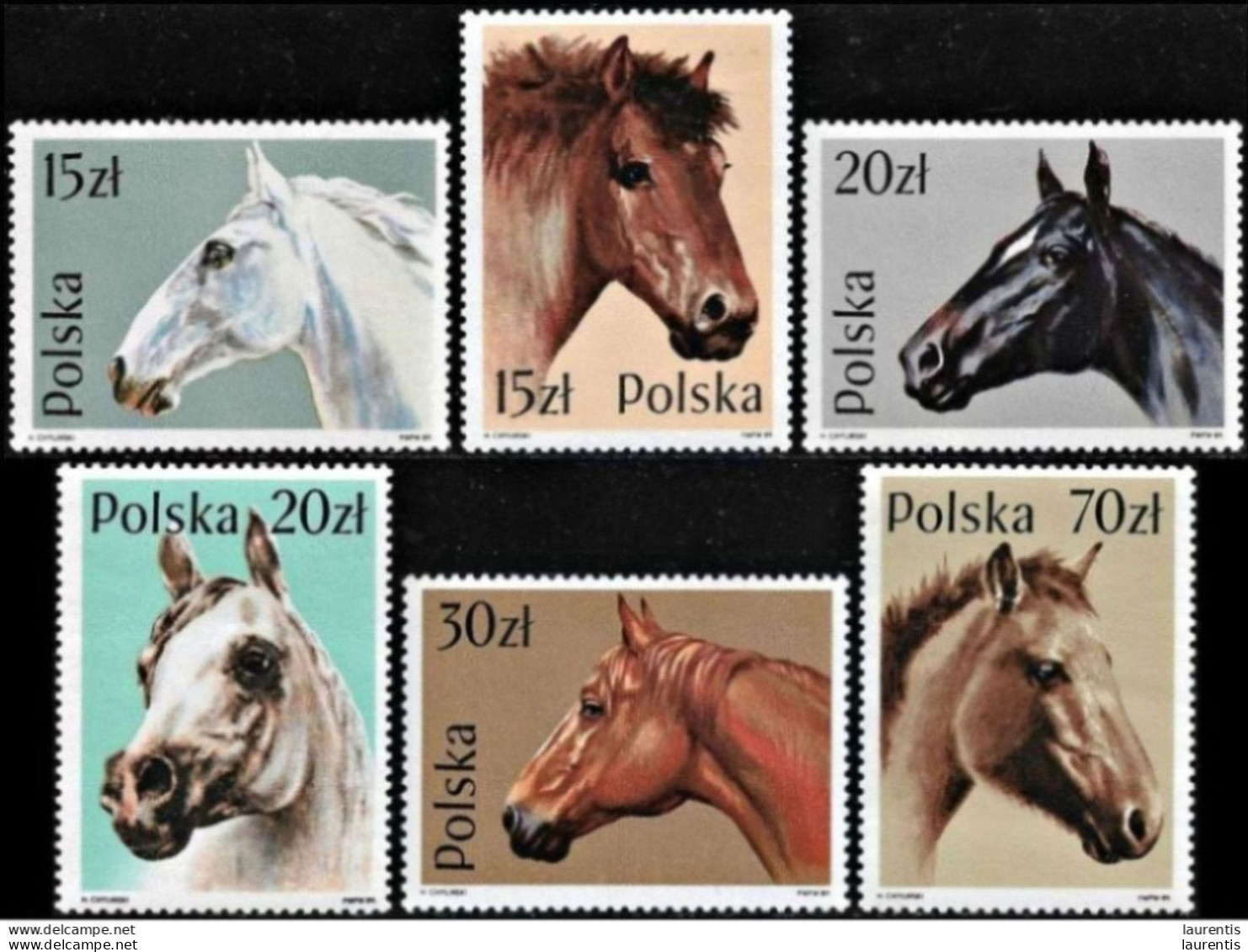 D233  Horses - Chevaux - Poland Yv 2997-02 MNH - 1,50 (3-40-190).jpg - Chevaux