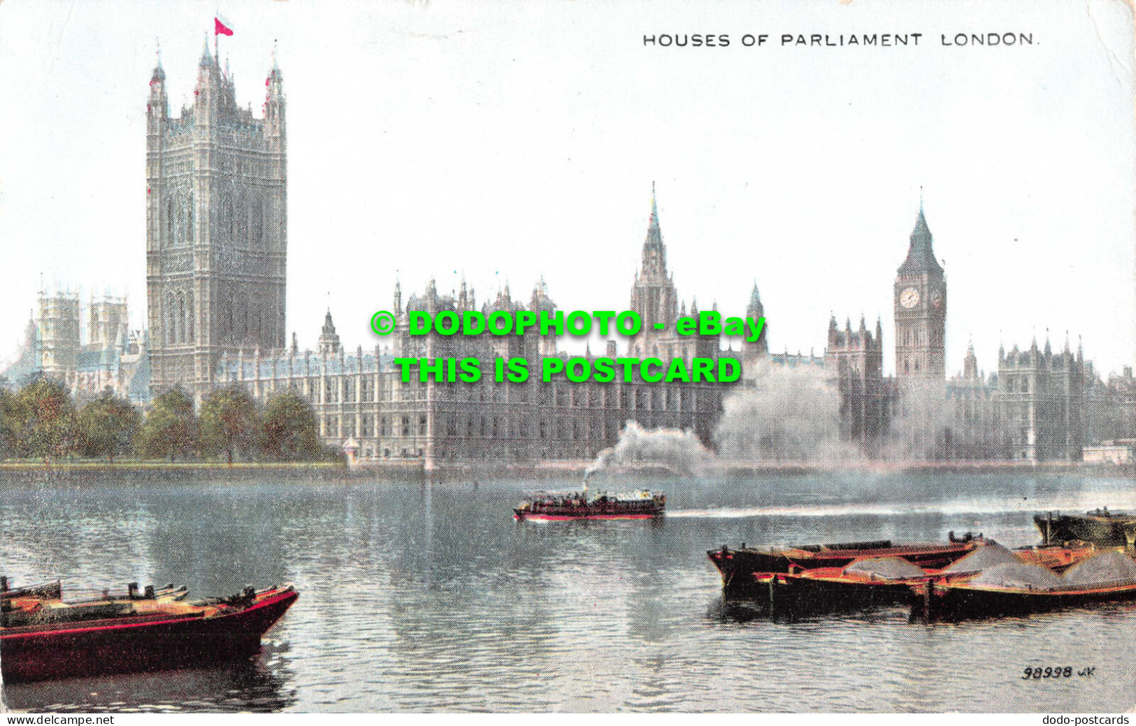 R530431 London. Houses Of Parliament. Valentine. Valesque. 1953 - Other & Unclassified