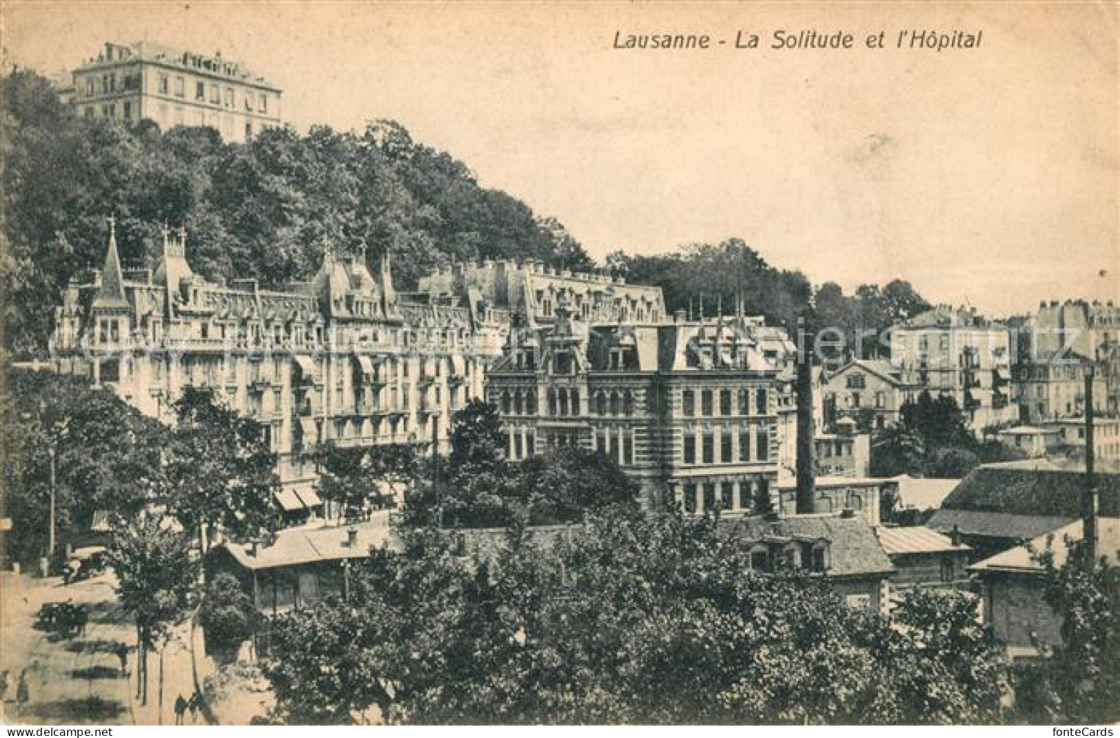 13063273 Lausanne VD La Solitude Et Hopital Lausanne - Sonstige & Ohne Zuordnung