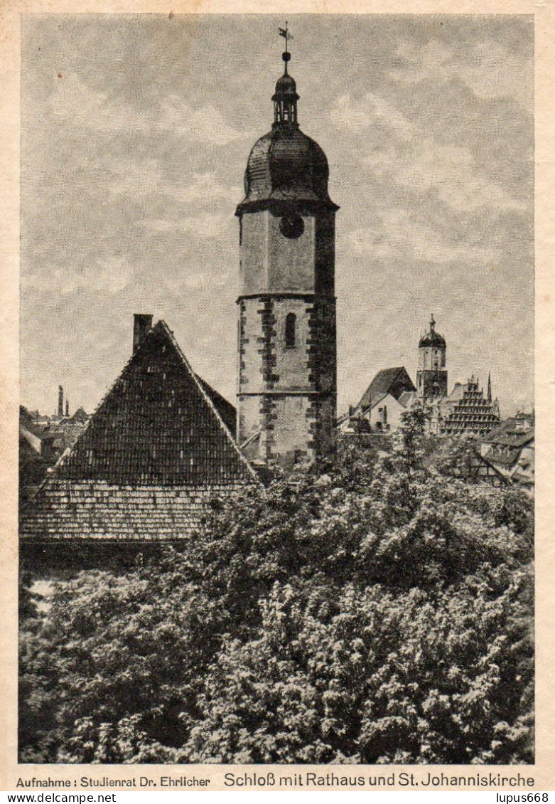 BRD- Thr: 07 806 Neustadt/Orla, Blick Zum Schloß Und St. Johanniskirche - Neustadt / Orla