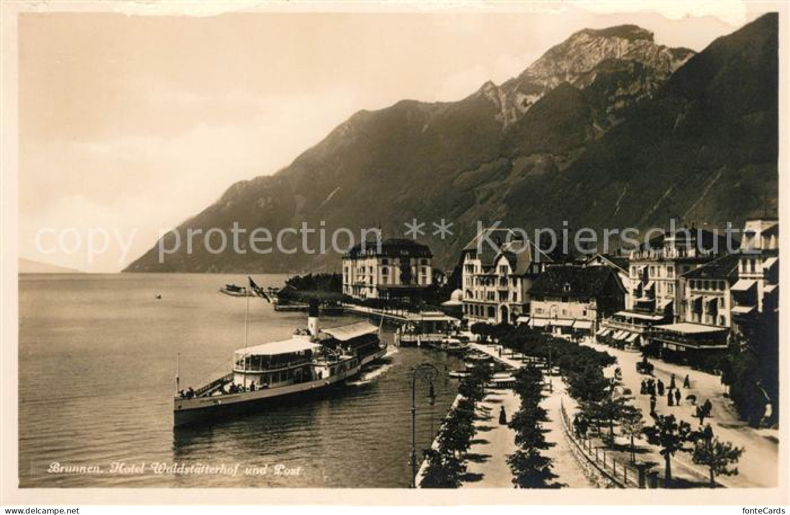 13063260 Brunnen Vierwaldstaettersee SZ Hotel Und Post Brunnen - Otros & Sin Clasificación