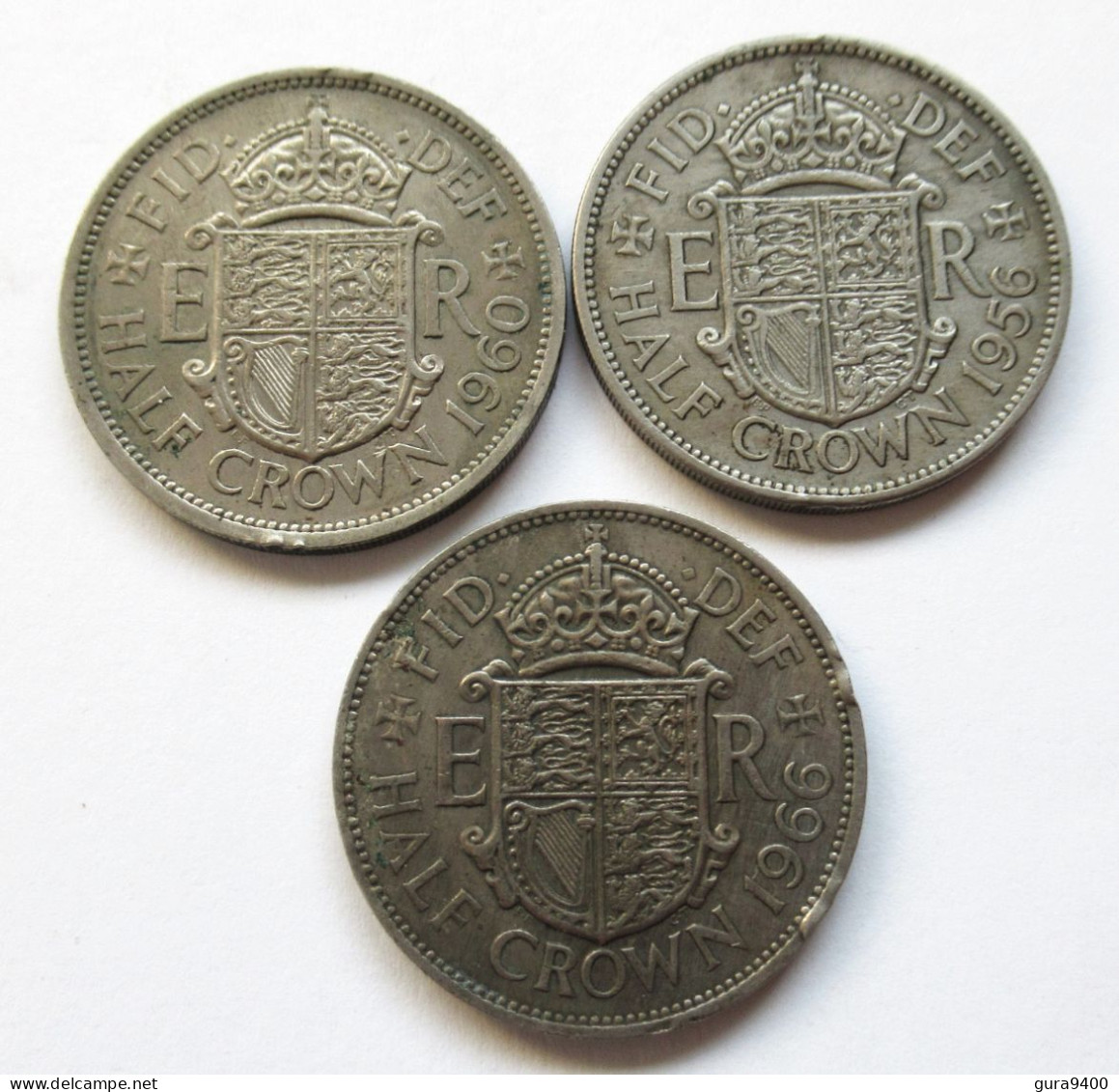 Verenigd Koninkrijk ½ Crown 1956 1960 1966 - K. 1/2 Crown