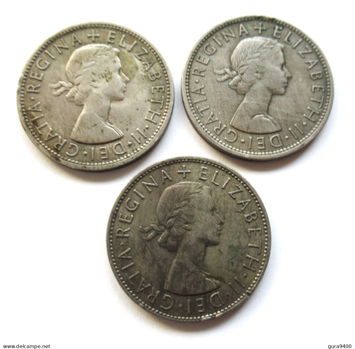 Verenigd Koninkrijk ½ Crown 1956 1960 1966 - K. 1/2 Crown