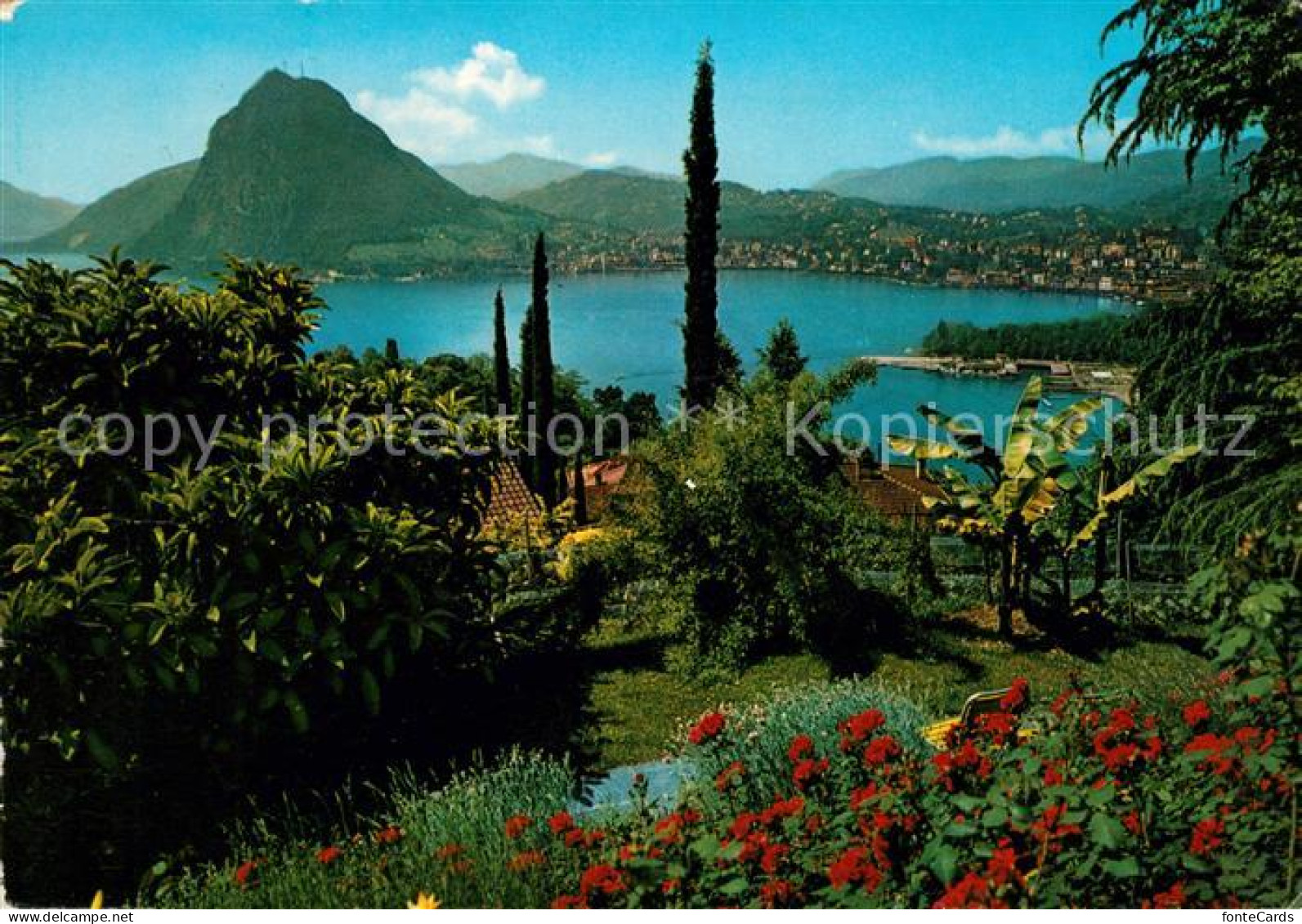 13062163 Lugano Lago Di Lugano E Monte San Salvatore Lugano Lago Di Lugano - Autres & Non Classés