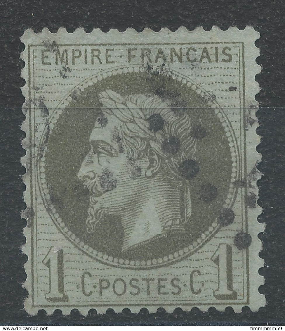 Lot N°82836   N°25, Oblitéré GC - 1863-1870 Napoleone III Con Gli Allori