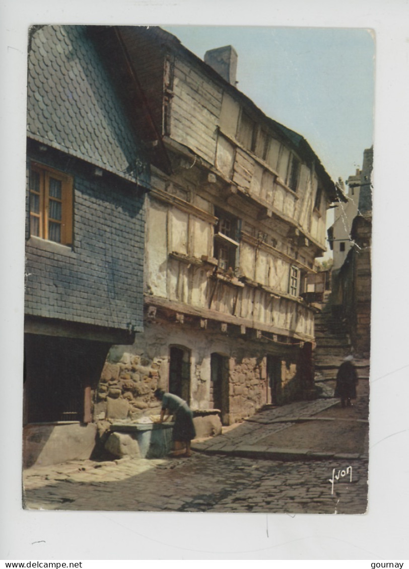 Auray Vieilles Maisons Du XVè S. à Saint Goustan - Lavandière (animée) Couleurs Et Lumières De France 154 Yvon - Auray