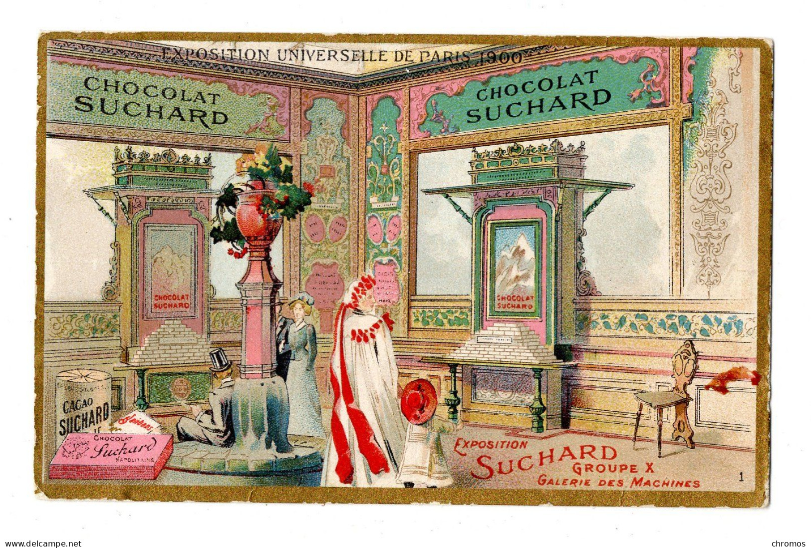 Chromo Chocolat Suchard, S 87 / 1, Exposition Universelle 1900 - Suchard