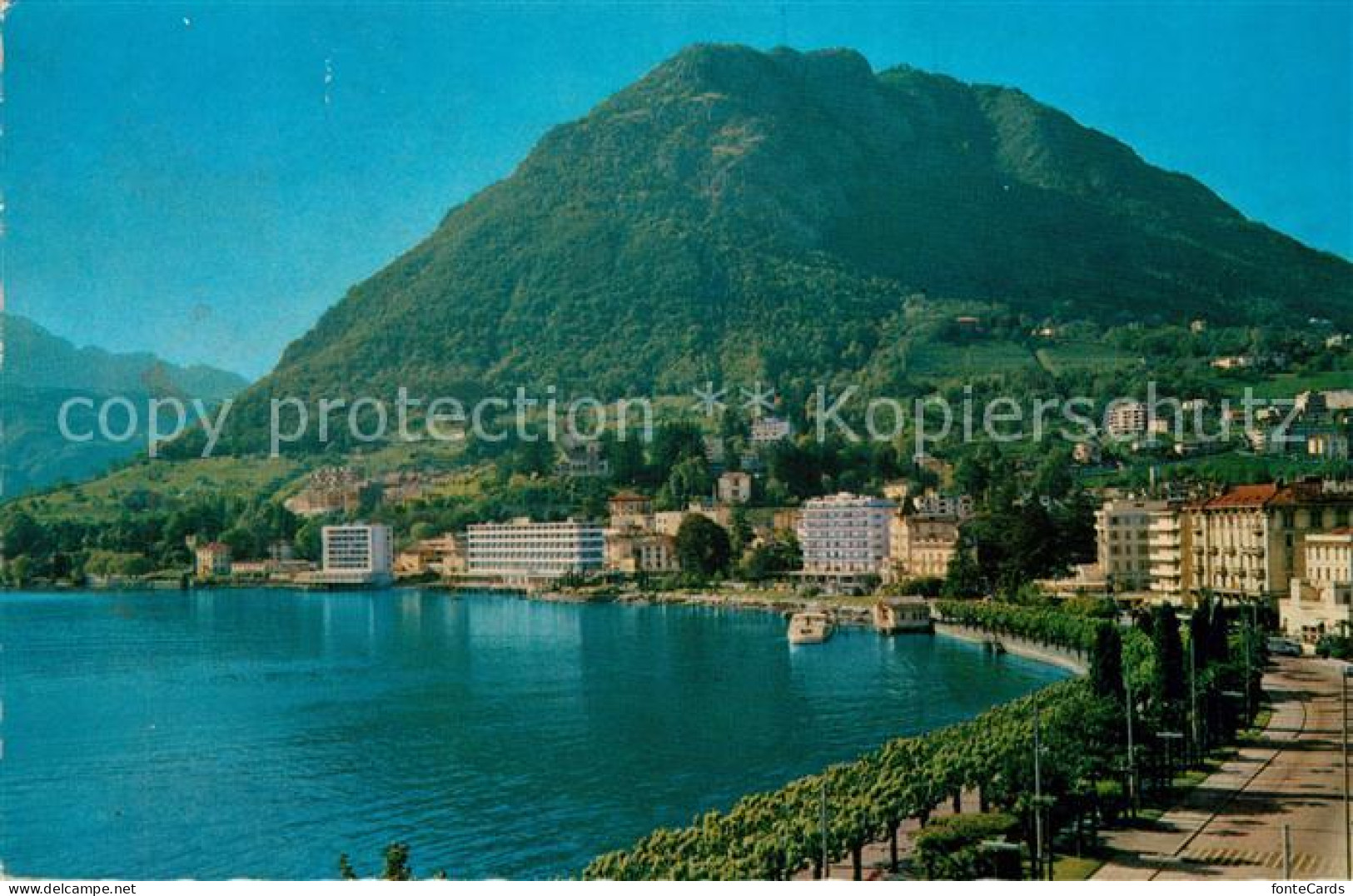 13061610 Lugano Lago Di Lugano Paradiso Monte San Salvatore Lugano Lago Di Lugan - Autres & Non Classés