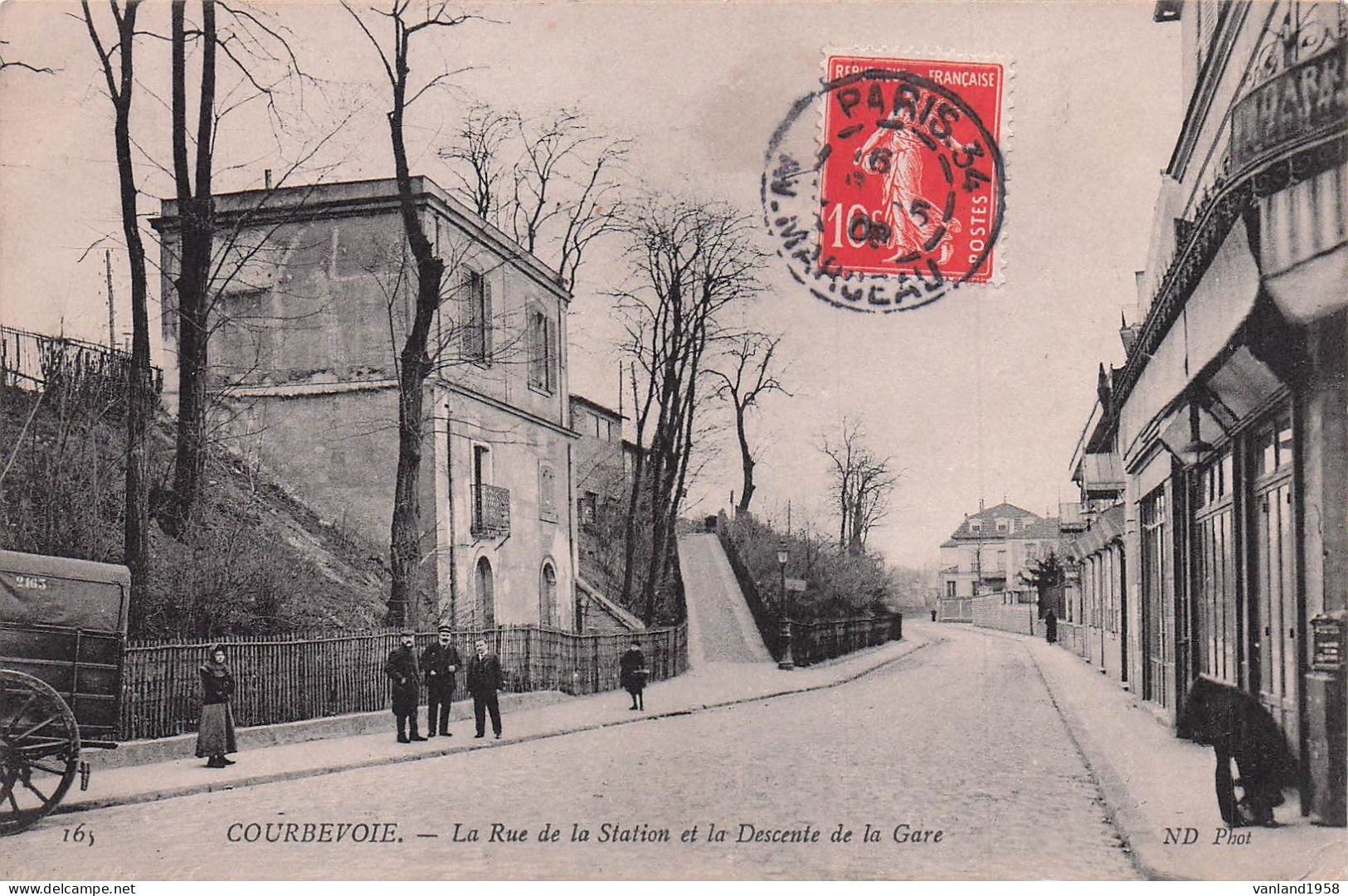 COURBEVOIE-rue De La Station ,descente De La Gare - Courbevoie