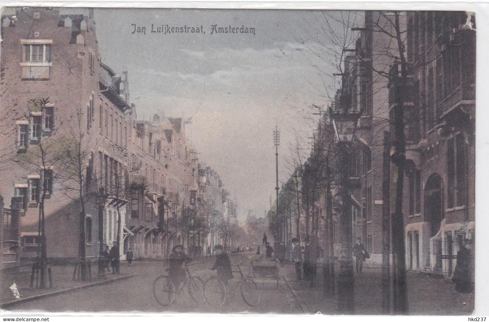 Amsterdam Jan Luijkenstraat Levendig Fietsers Verkeer # 1909    1775 - Amsterdam