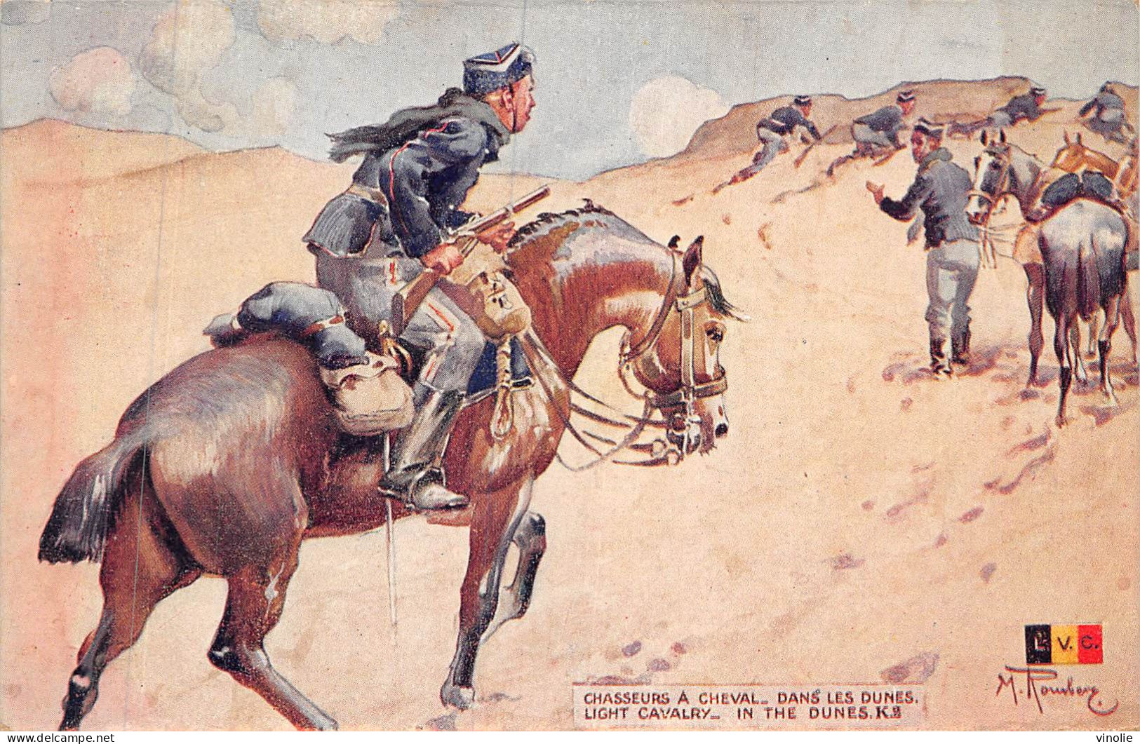 24-5278 : CHASSEURS A CHEVAL DANS LES DUNES. EDITION LVC - Regimenten