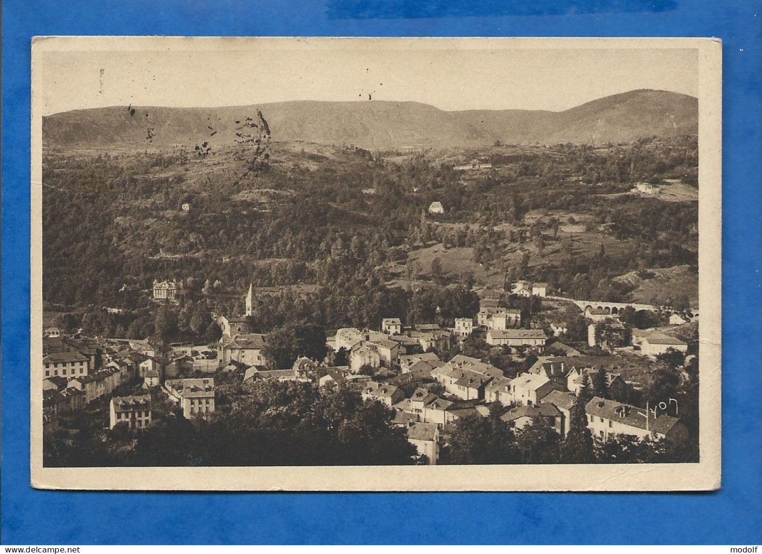 CPA - 09 - Ax-les-Thermes - Vue Générale - Circulée En 1936 - Ax Les Thermes