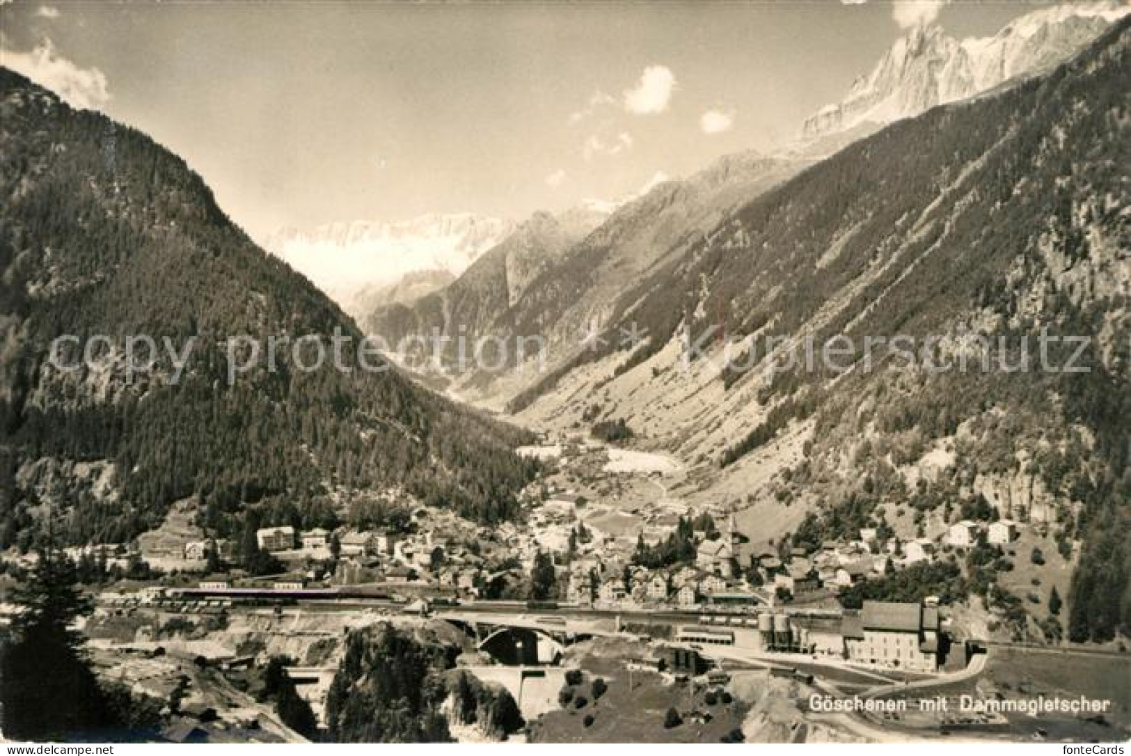 13060781 Goeschenen Mit Dammagletscher Goeschenen - Sonstige & Ohne Zuordnung