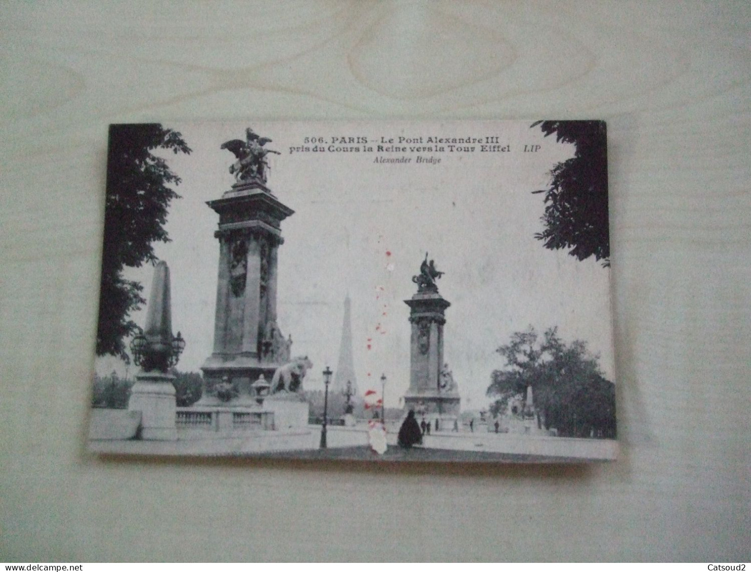 Carte Postale Ancienne PARIS Le Pont Alexandre III - Die Seine Und Ihre Ufer