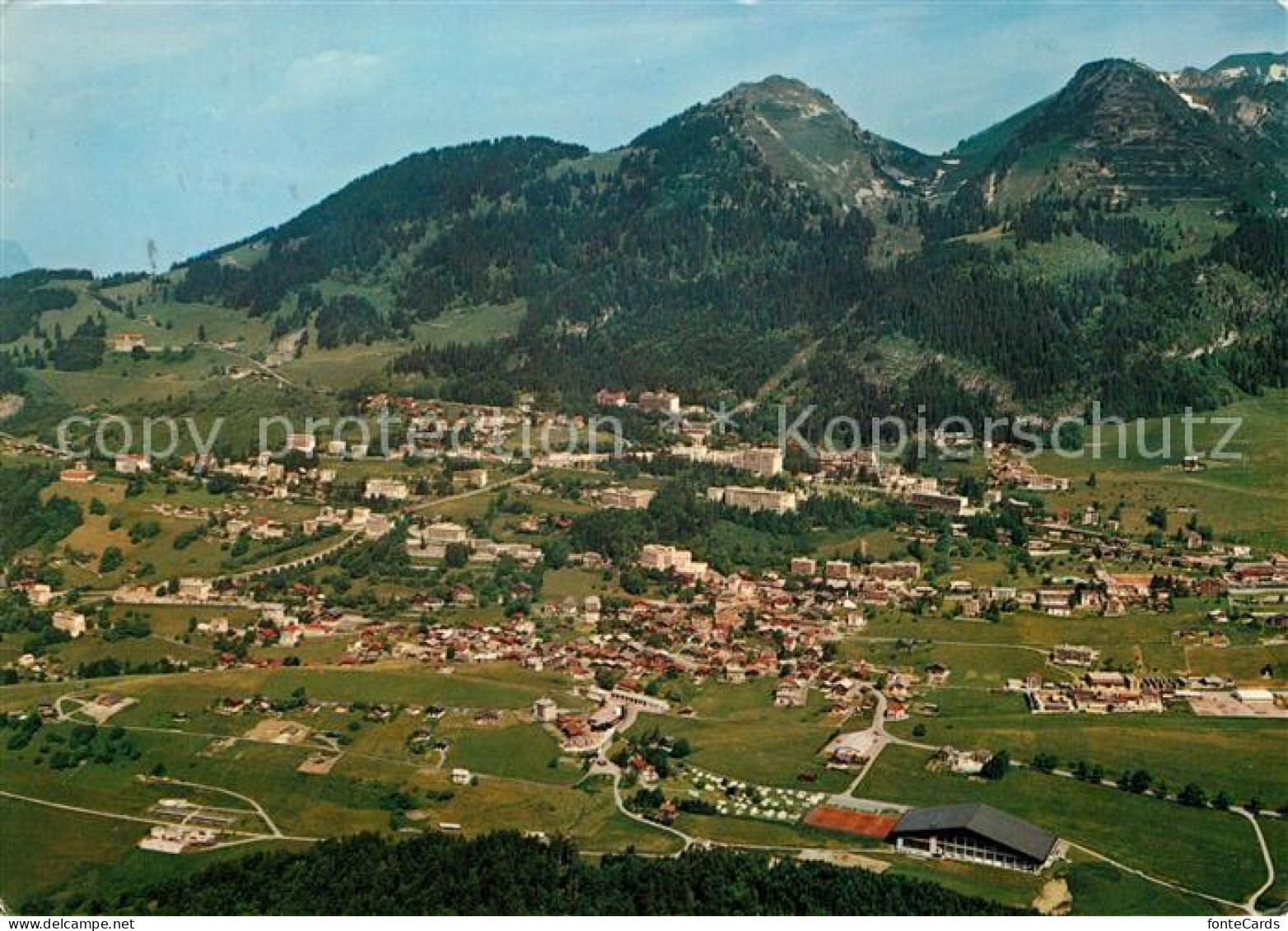 13060194 Leysin Alpes Vaudoises Vue Aerienne Leysin - Sonstige & Ohne Zuordnung