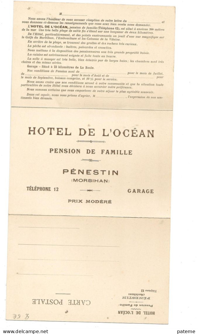 Hotel De L'ocean Pension De Famille Pénestin - Pénestin