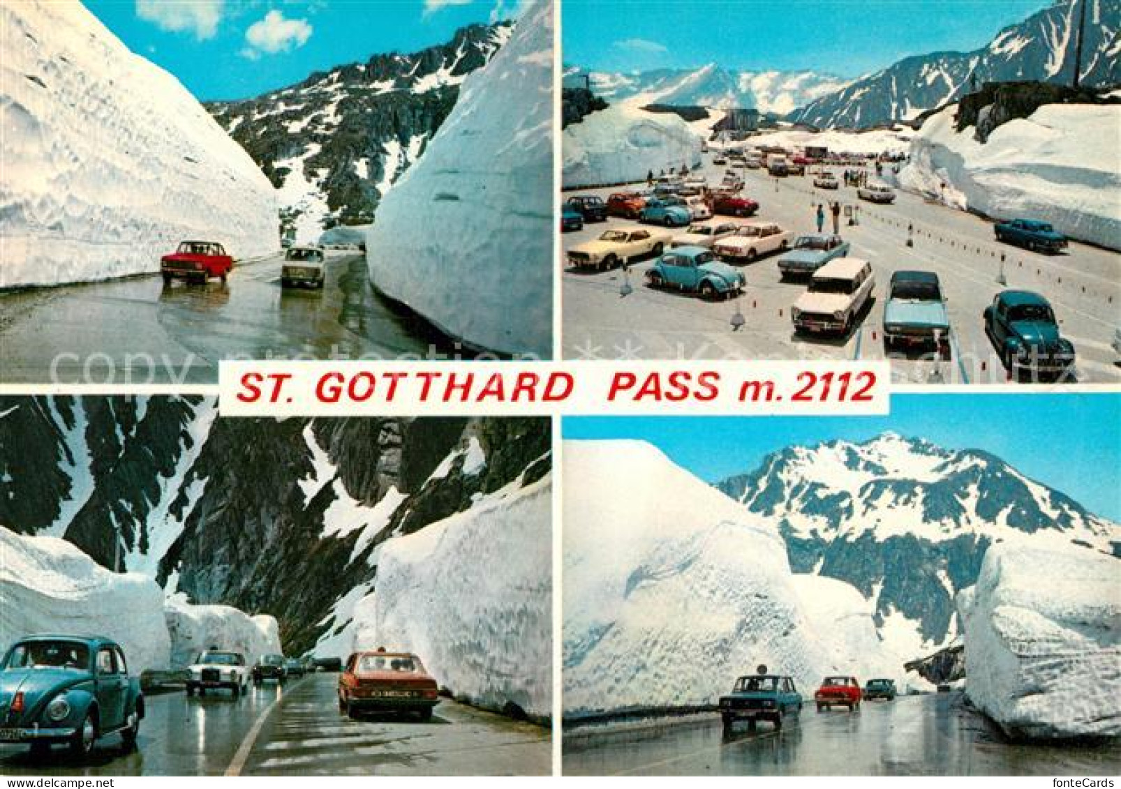 13060172 St Gotthard Passhoehe Parkplatz St Gotthard - Autres & Non Classés