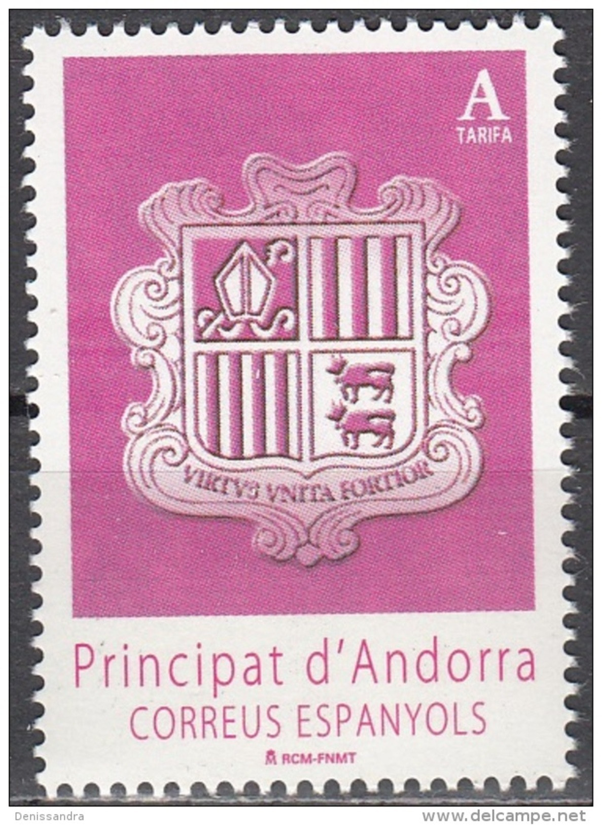 Andorra Español 2016 Yvert 425 Neuf ** Cote (2017) 1.40 € Armoirie - Neufs