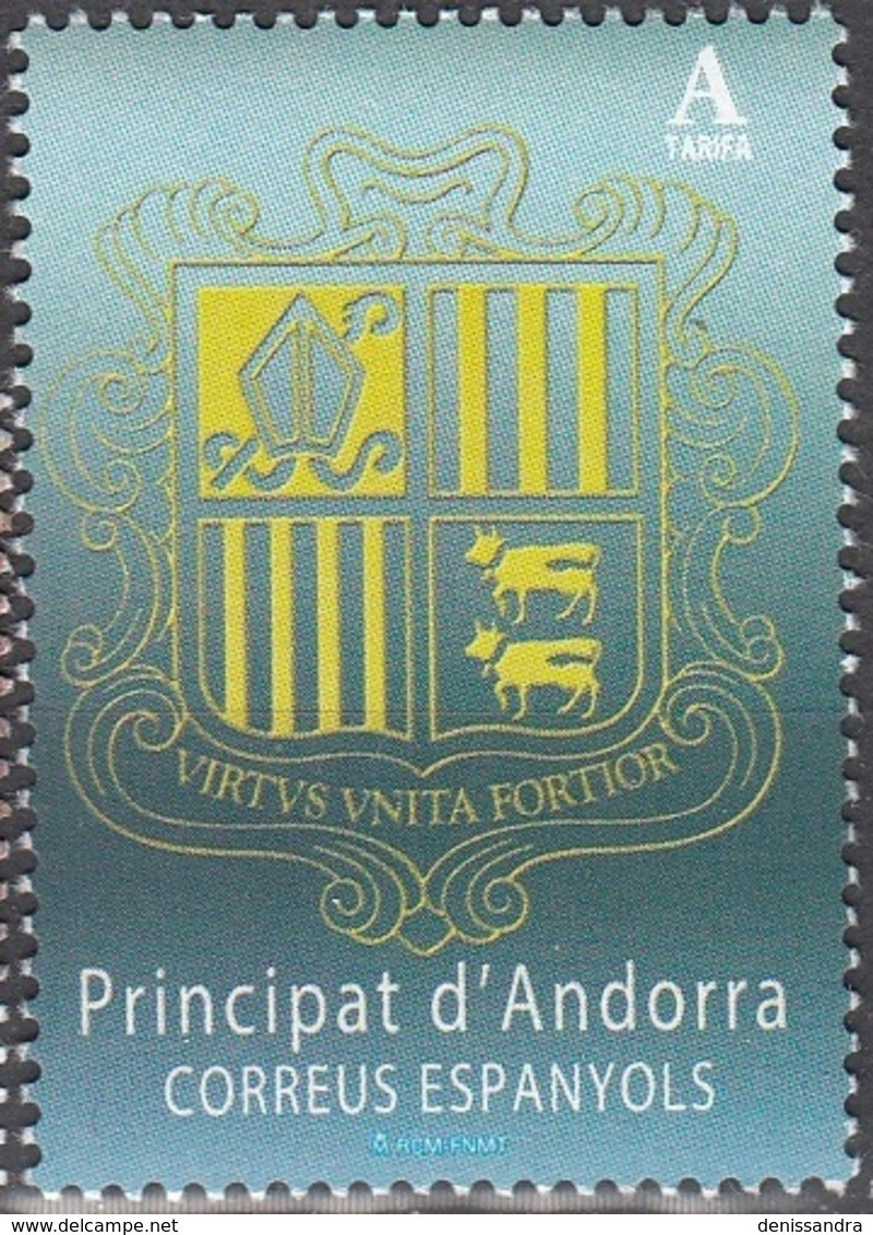 Andorra Español 2018 Armoirie Neuf ** - Unused Stamps