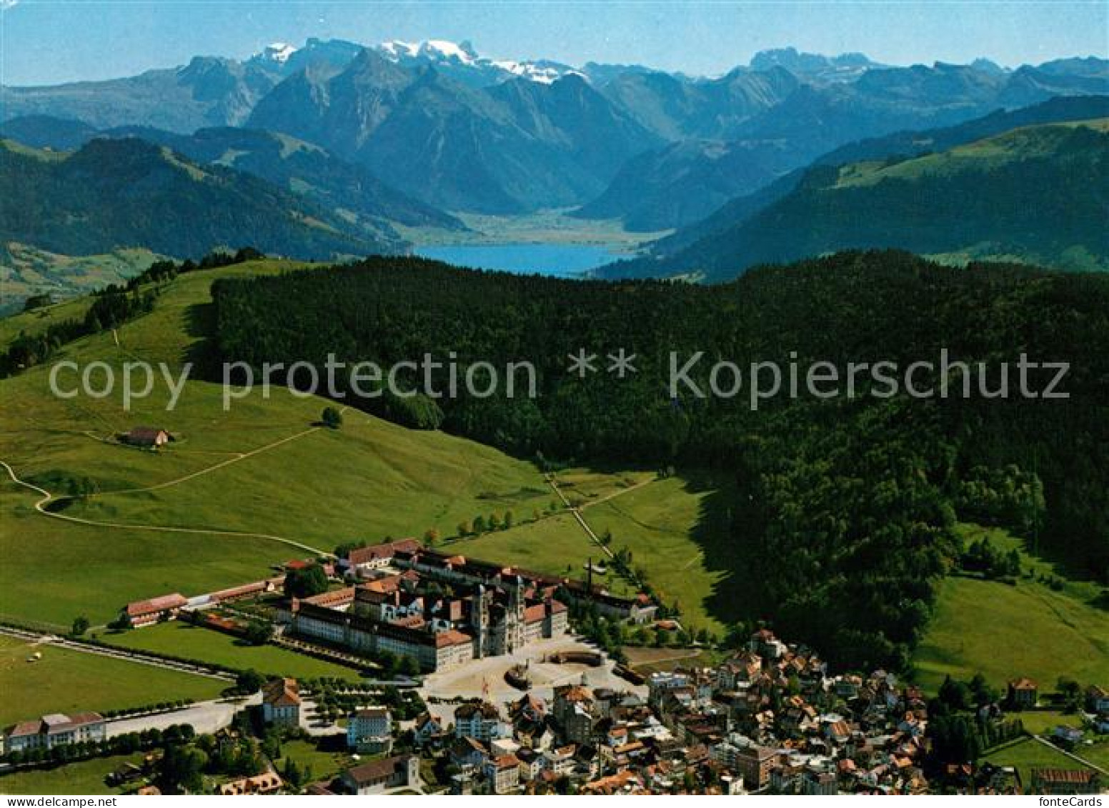 13056303 Einsiedeln SZ Fliegeraufnahme Einsiedeln - Otros & Sin Clasificación