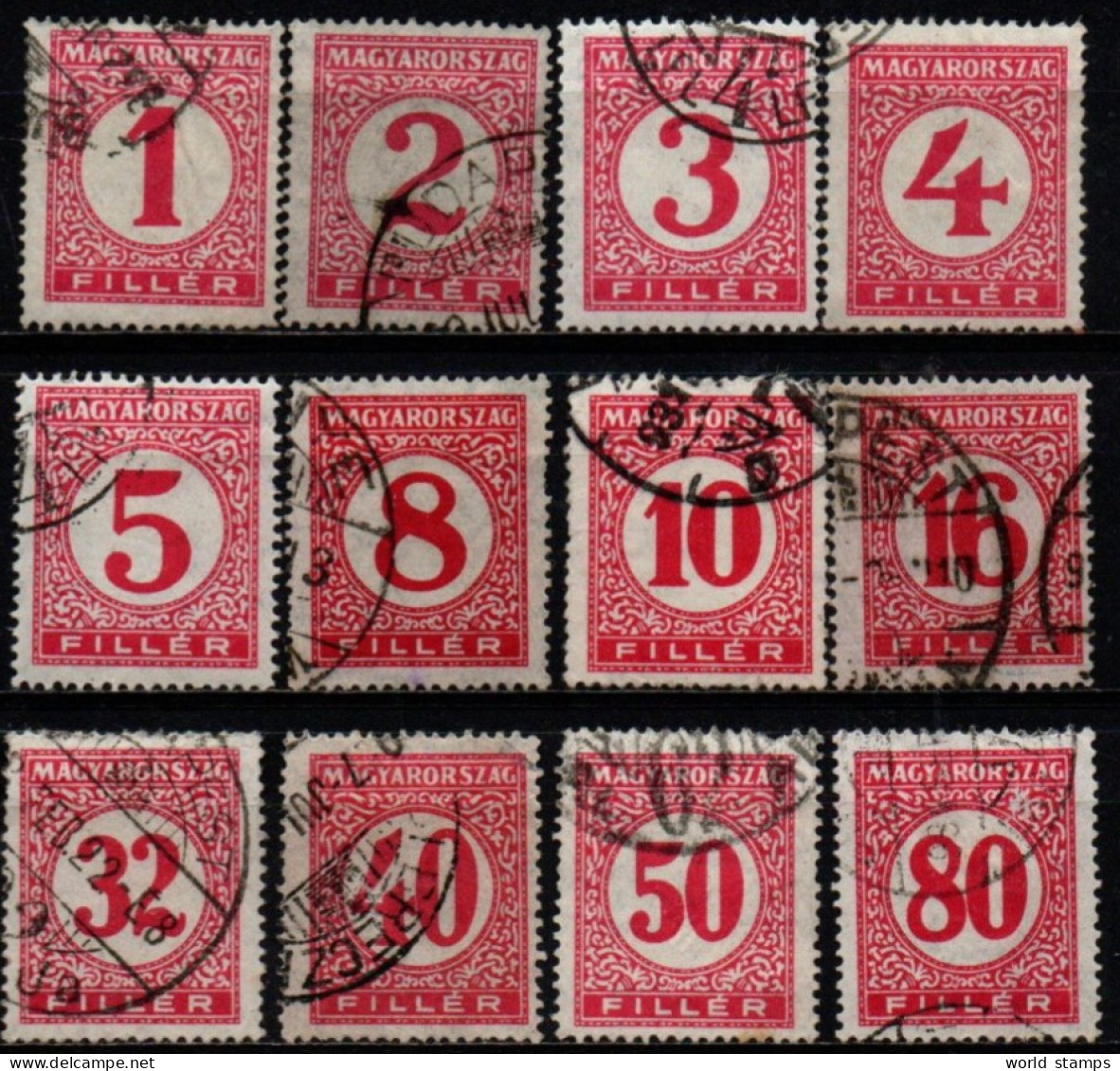 HONGRIE 1926-7 O - Postage Due