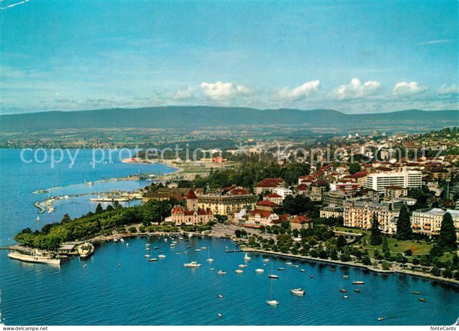 13056182 Lausanne Ouchy Fliegeraufnahme Lausanne - Sonstige & Ohne Zuordnung