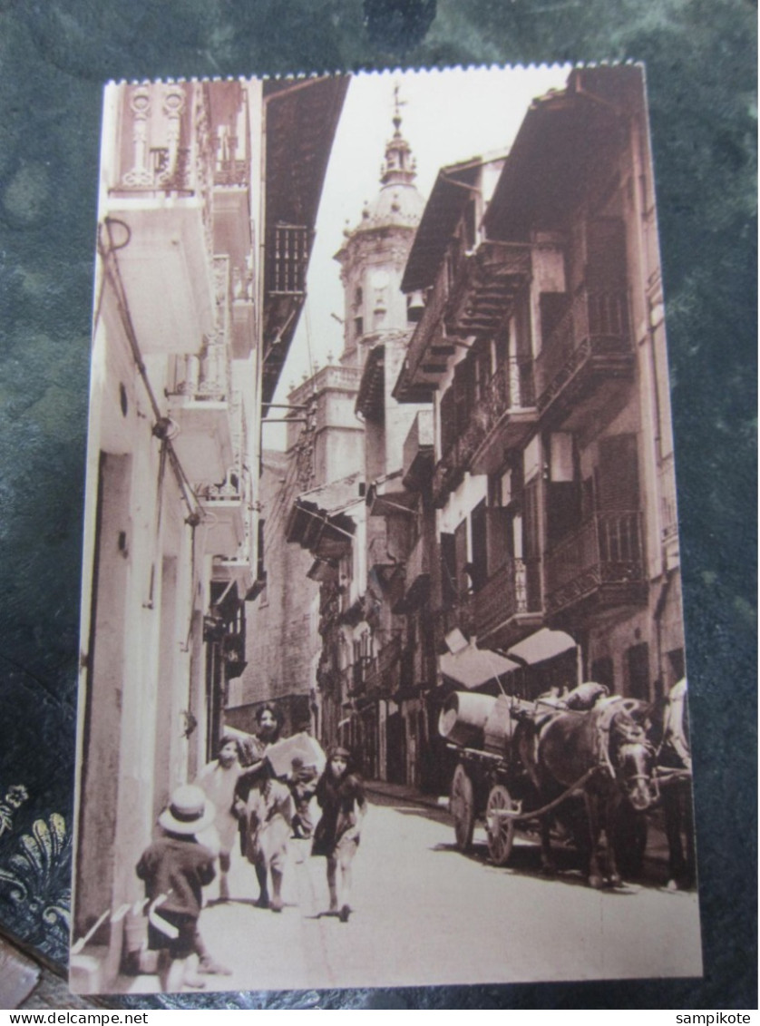 Carte Postale Espagne, Fontarabie, Calle Mayor - Andere & Zonder Classificatie