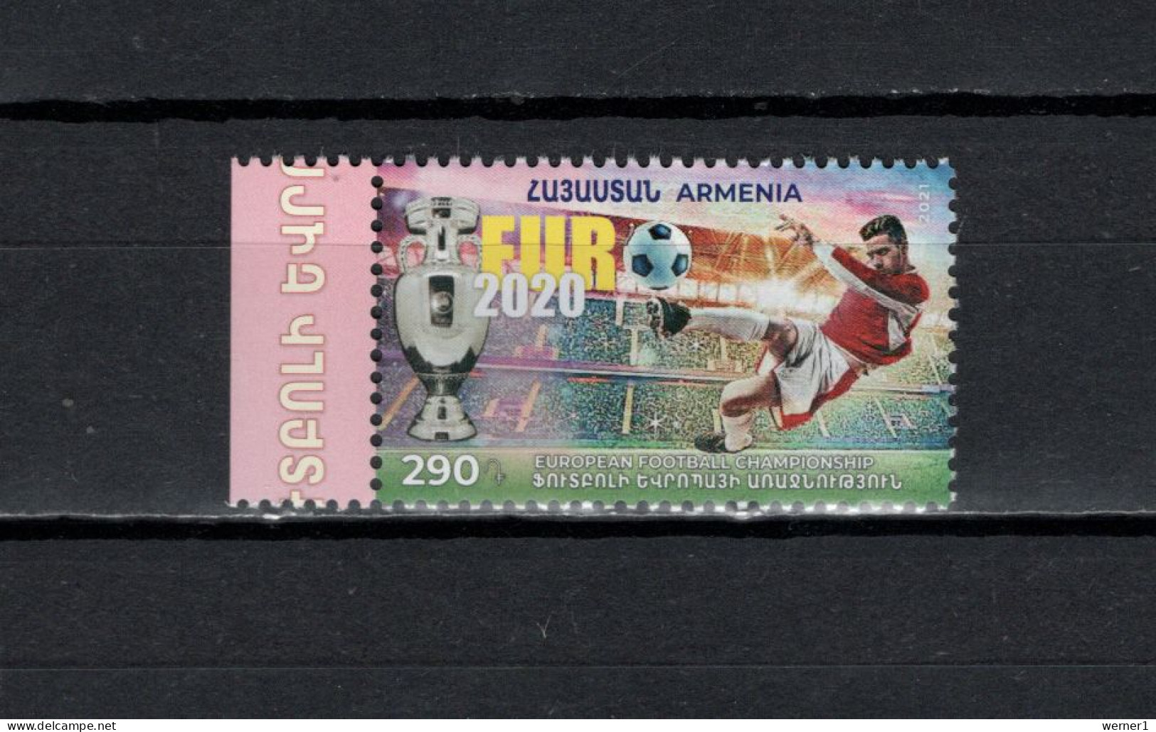 Armenia 2021 Football Soccer European Championship Stamp MNH - Fußball-Europameisterschaft (UEFA)