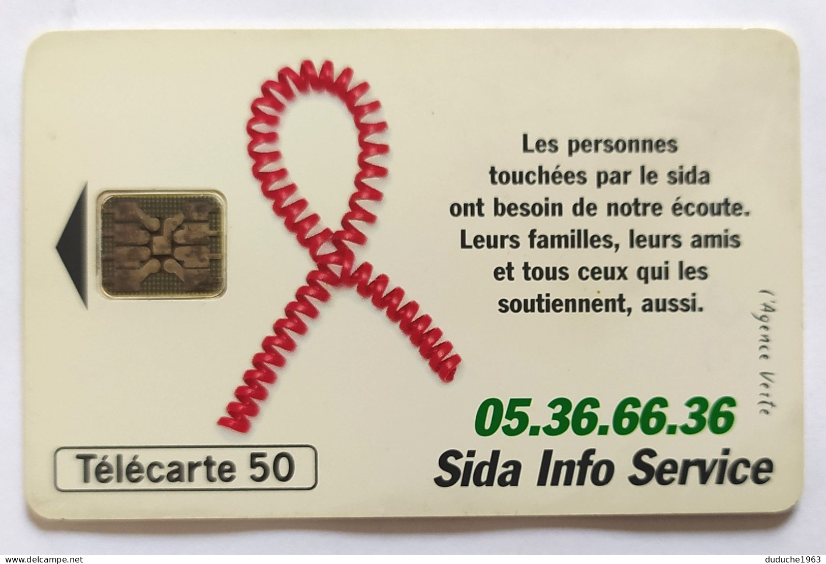 Télécarte France - Sida Info Service - Unclassified