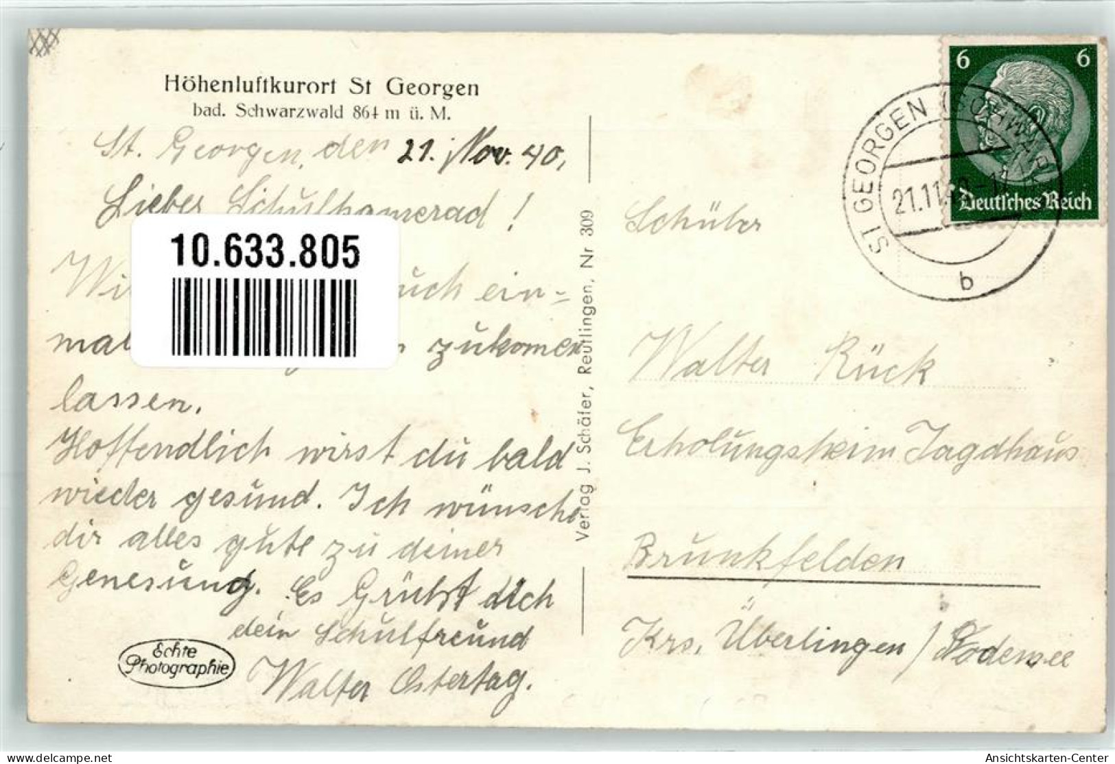 10633805 - St. Georgen Im Schwarzwald - Andere & Zonder Classificatie