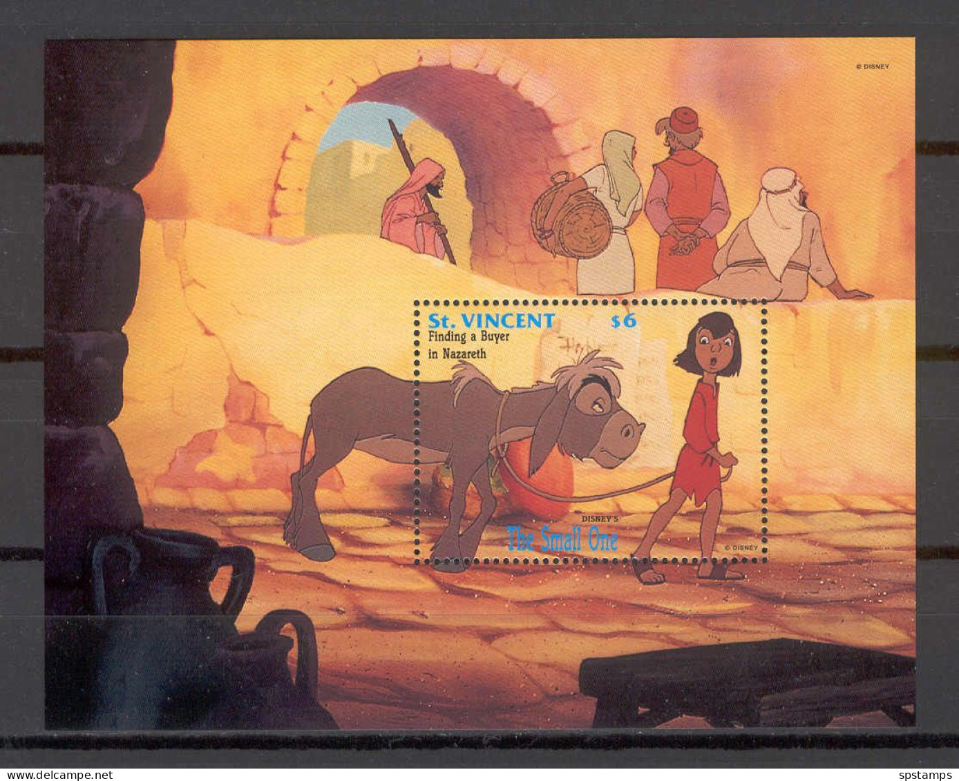 Disney St Vincent 1992 The Small One - Finding A Buyer In Nazareth MS MNH - Disney