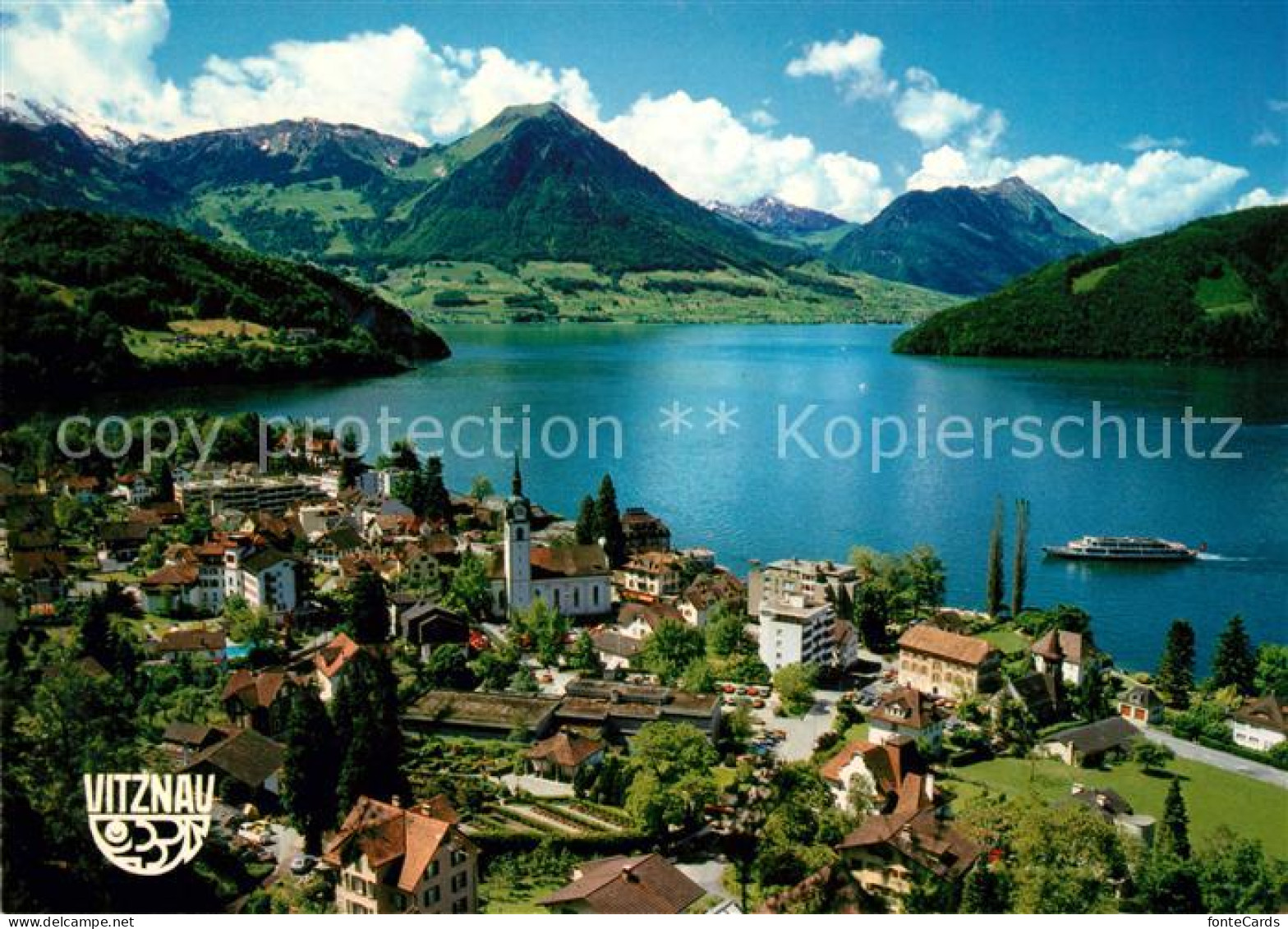 13050672 Vitznau Mit Buochserhorn Und Stanserhorn Vitznau - Otros & Sin Clasificación