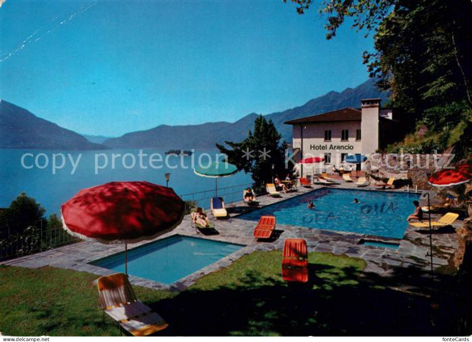 13050658 Ascona Lago Maggiore Hotel Arancio Schwimmbad Ascona - Sonstige & Ohne Zuordnung