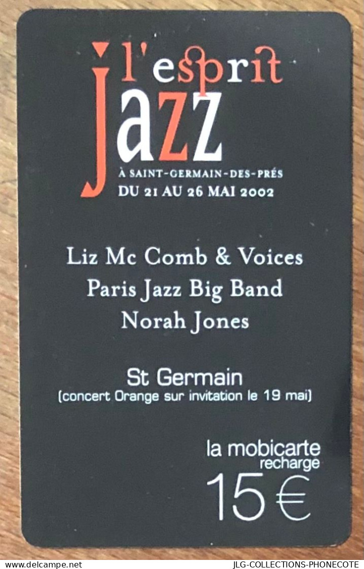 JAZZ ORANGE MOBICARTE SPÉCIMEN MBC MOBI GSM SCHEDA TARJETA PHONE CARD PREPAID PREPAYÉE CALLING CARTE TELECARTE - Kaarten Voor De Telefooncel (herlaadbaar)