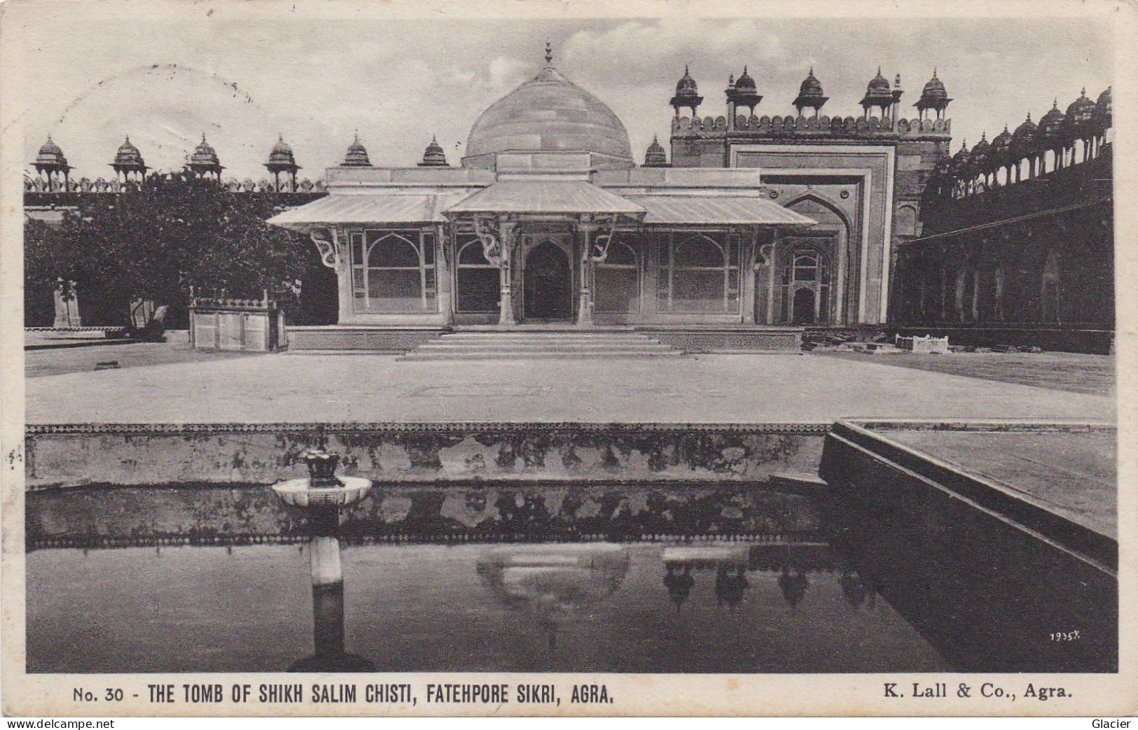 Posted On Bord M/F Gripsholm - Swedisch Sea Post Office - Between Aden And Bombay - Agra -The Tomb Of Shikh Salim Chisti - Maritime