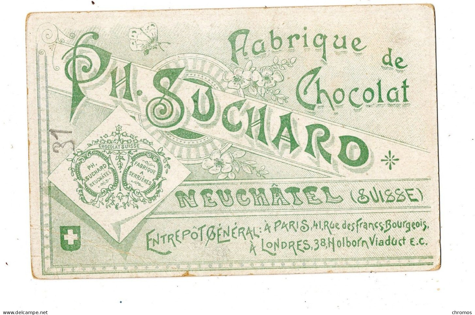 Chromo Chocolat Suchard, S 31 / I, En Egypte (?), Dromadfaire, Orient - Suchard