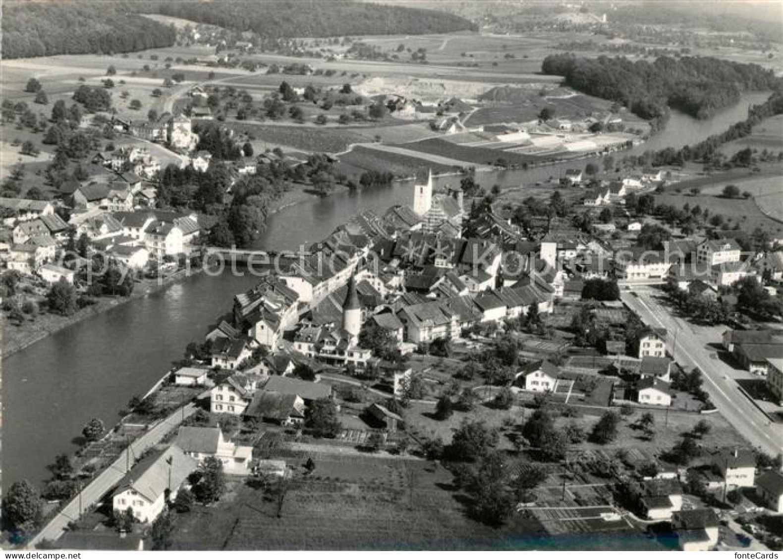 13049531 Mellingen AG Fliegeraufnahme Mellingen - Altri & Non Classificati