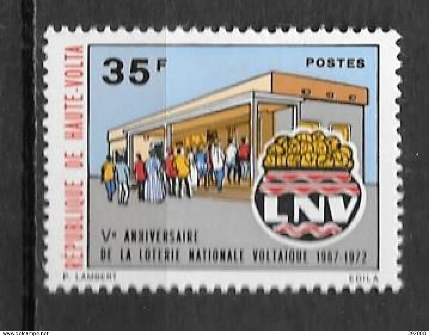 1972 - N° 272**MNH - Loterie Nationale - Upper Volta (1958-1984)