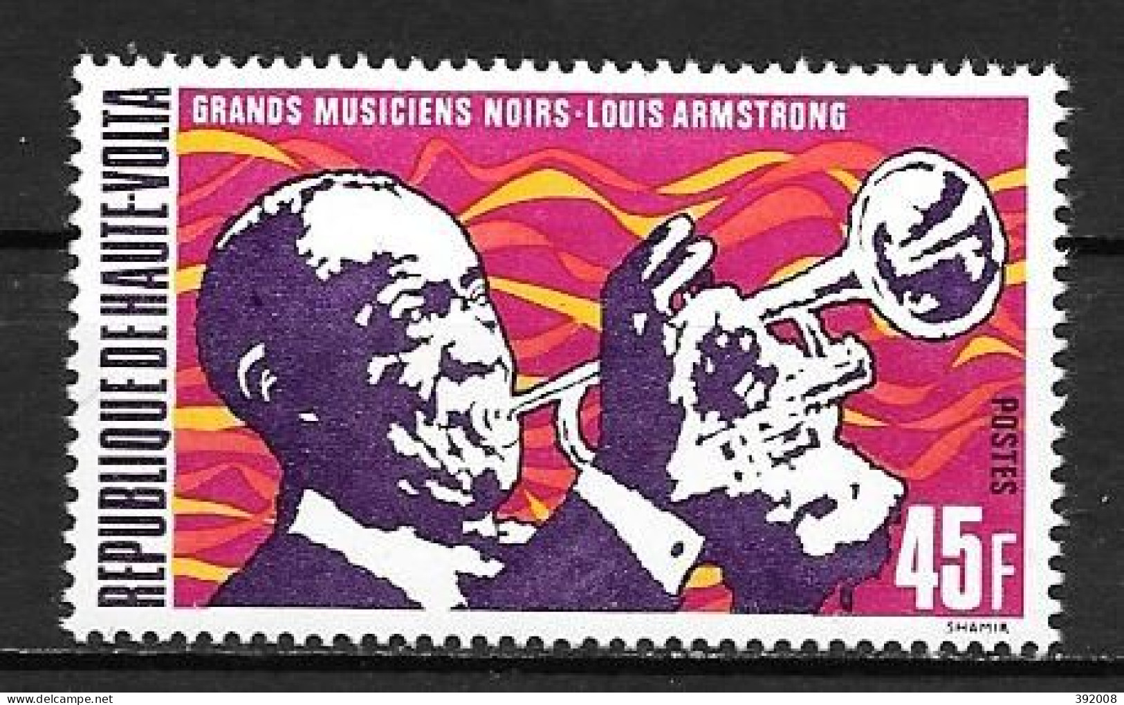 1972 - N° 268**MNH - Louis Armstrong - Upper Volta (1958-1984)