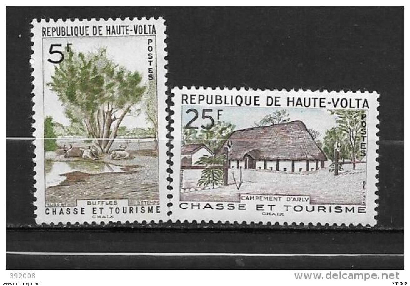 1962 - N° 97 + 100**MNH - Chasse Et Tourisme - Haute-Volta (1958-1984)