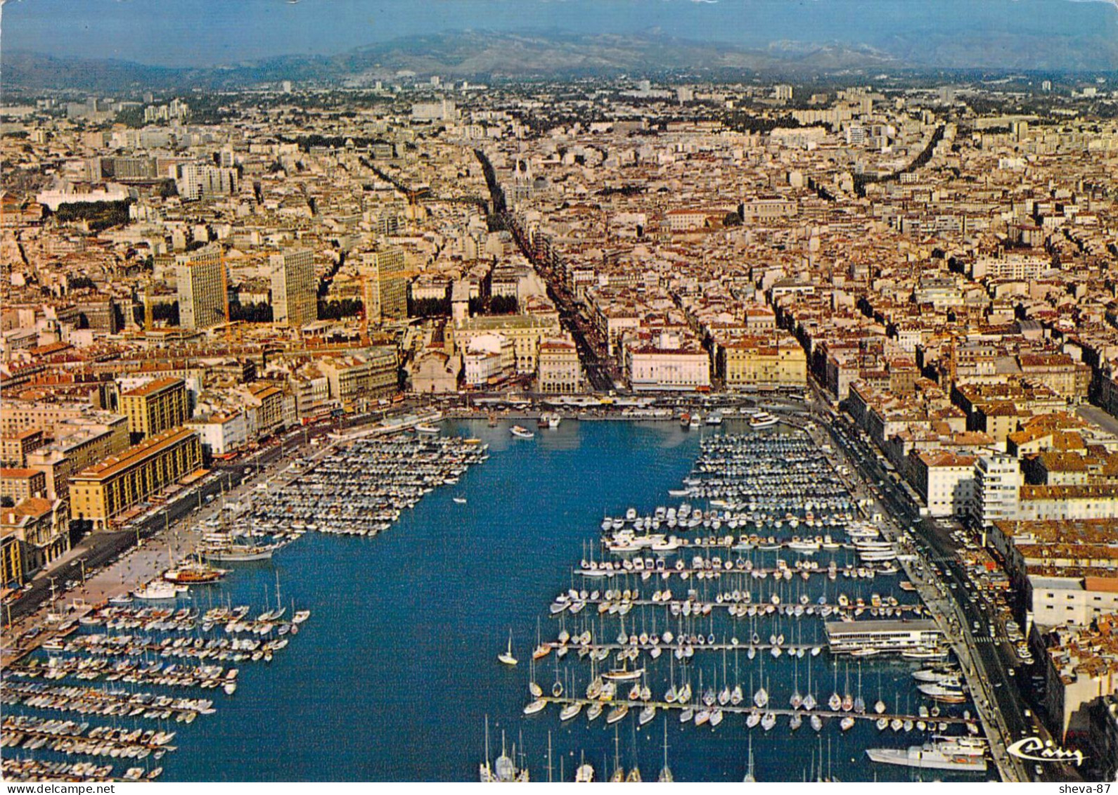 13 - Marseille - Vue Aérienne Panoramique Du Vieux Port - Alter Hafen (Vieux Port), Saint-Victor, Le Panier