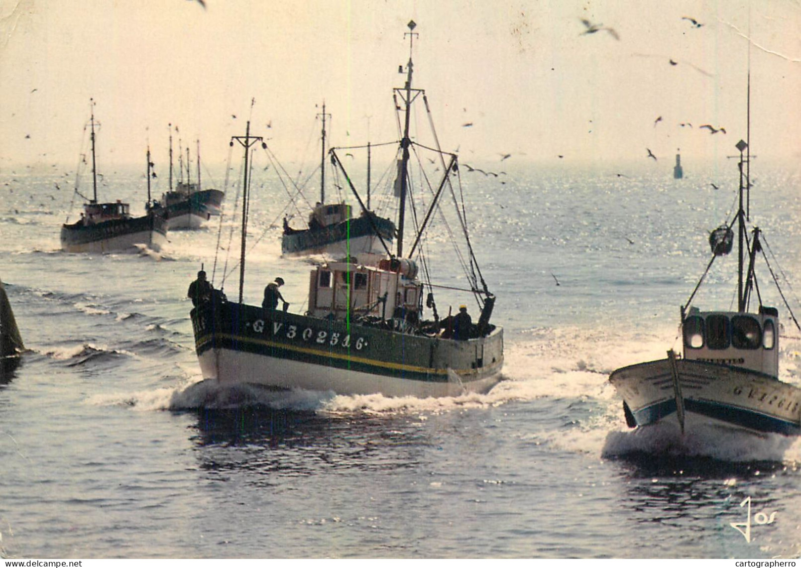 Navigation Sailing Vessels & Boats Themed Postcard Fishing Vessels - Segelboote