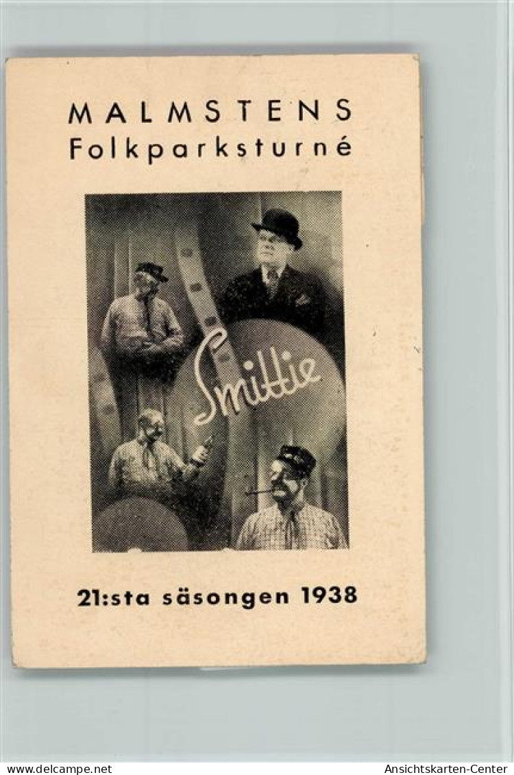 13018605 - Artisten Malmstens Folkparksturne 1938  AK - Altri & Non Classificati