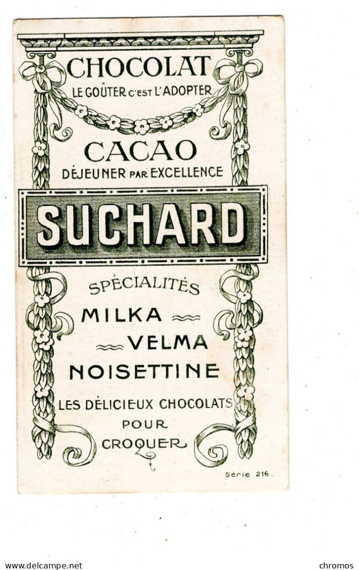 Chromo Chocolat Suchard, S 216 / 12, Chanson - Suchard