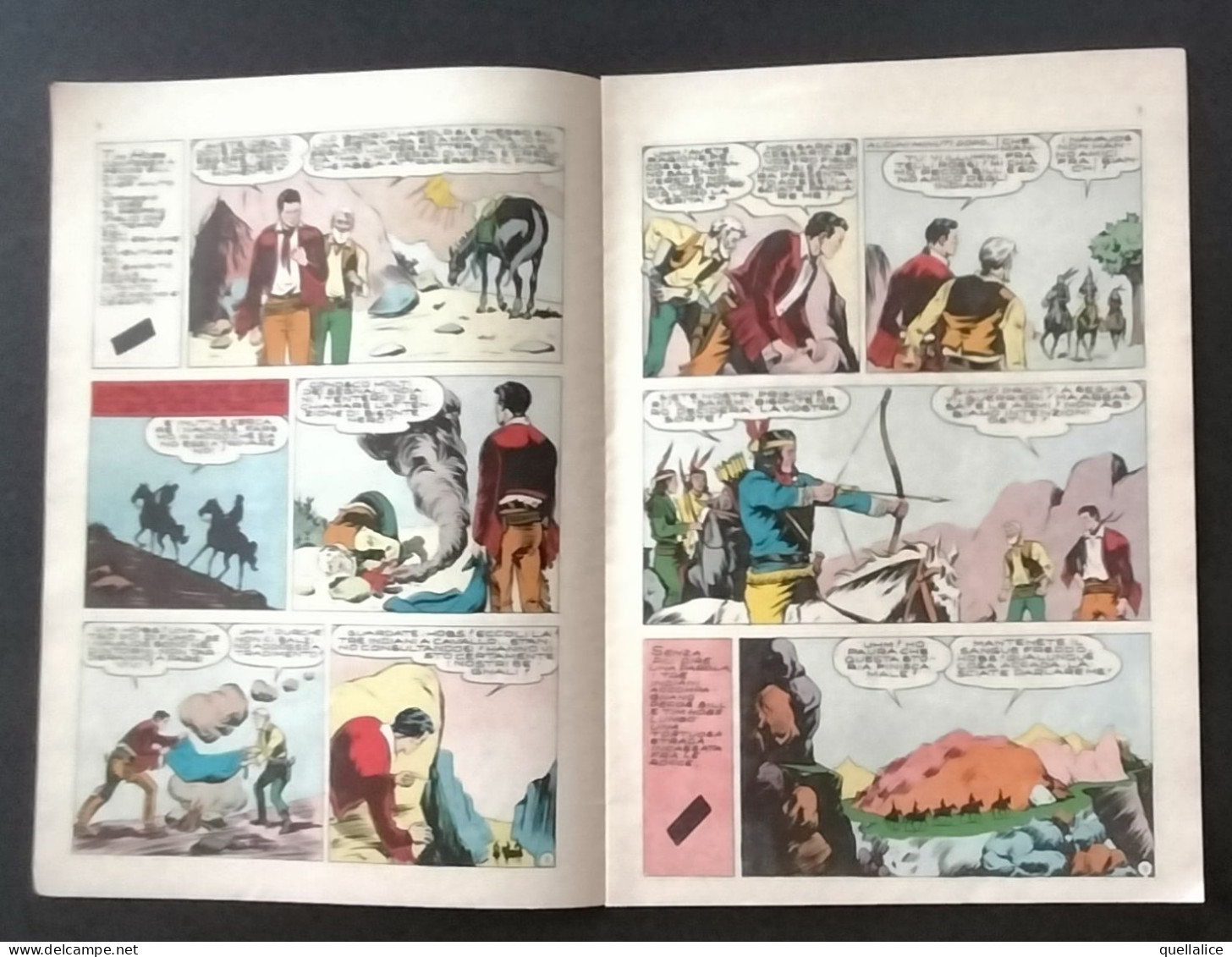 03930 "PECOS BILL - UN PREZIOSO ALLEATO - EPISODIO NR 3 10 AGOSTO 1956 - PUBBL.NE QUINDICINALE" FUMETTO PERIODICO ORIG. - Andere & Zonder Classificatie