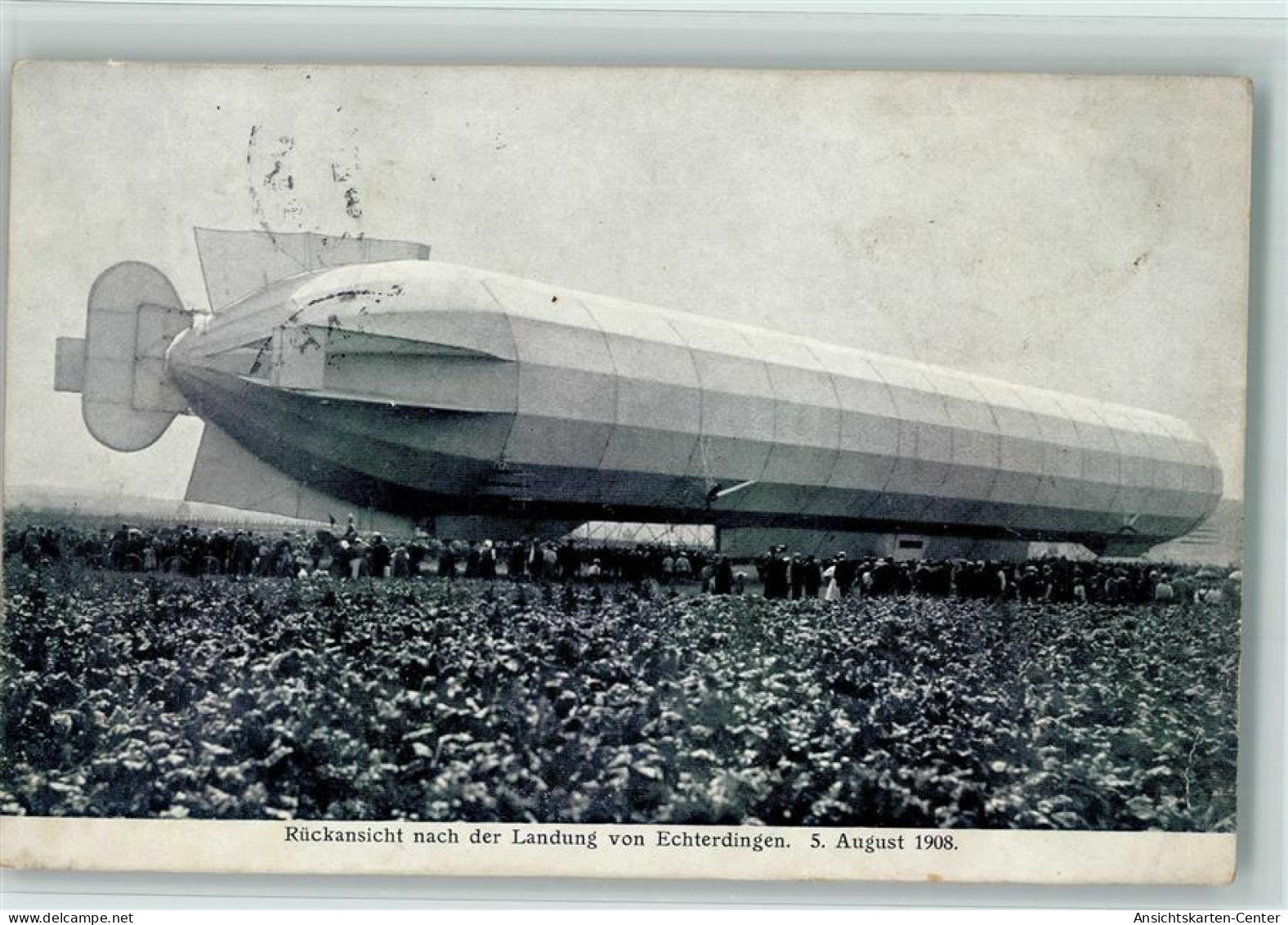 13410705 - Zeppeline Rueckansicht Nach Der Landung Von - Luchtschepen