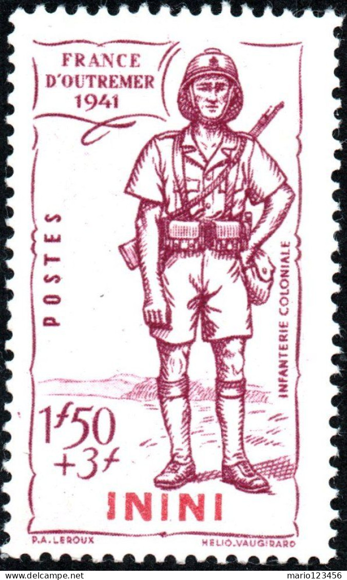 ININI, DIFESA DELL’IMPERO, 1941, NUOVI (MNH**) Mi:FR-INI 50, Scott:FR-INI B7, Yt:FR-INI 50 - Ungebraucht